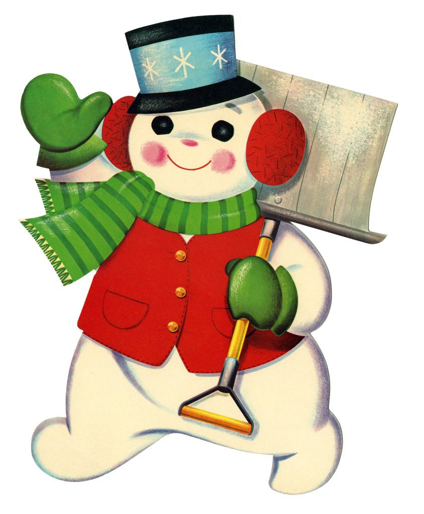 Detail of 1950s Snowman by Anonymous