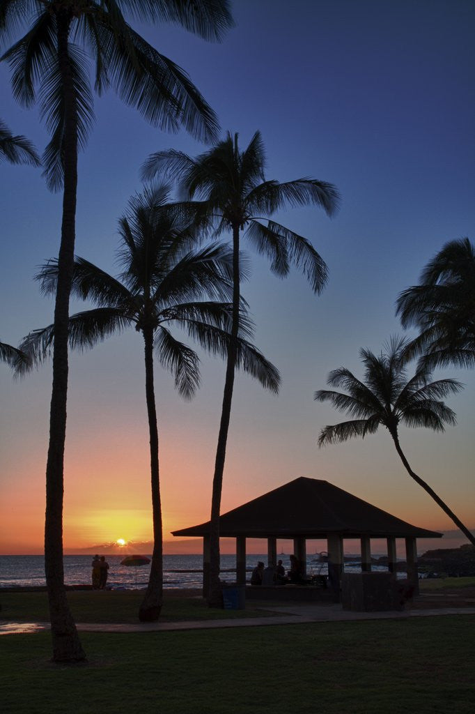 Detail of Sunset on the Westside of Maui by Anonymous