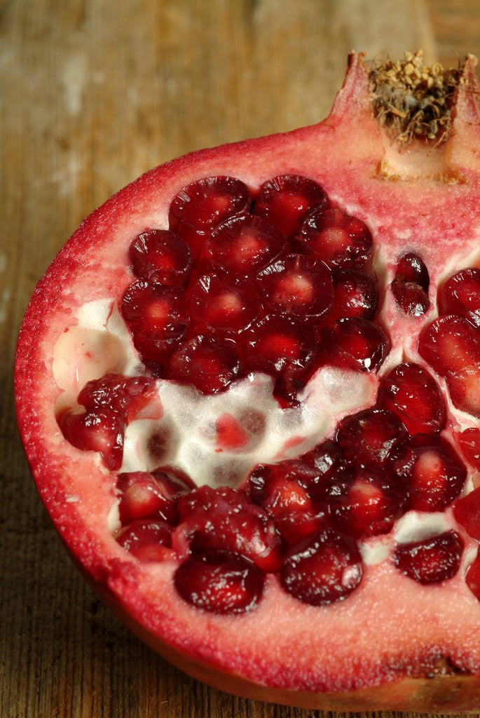 Detail of Sliced pomegranate by Anonymous