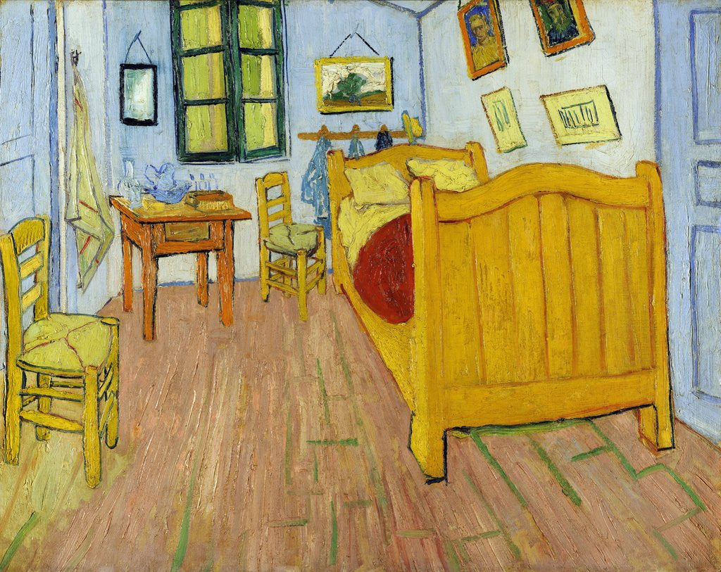 Detail of Van Gogh's Bedroom at Arles by Vincent Van Gogh