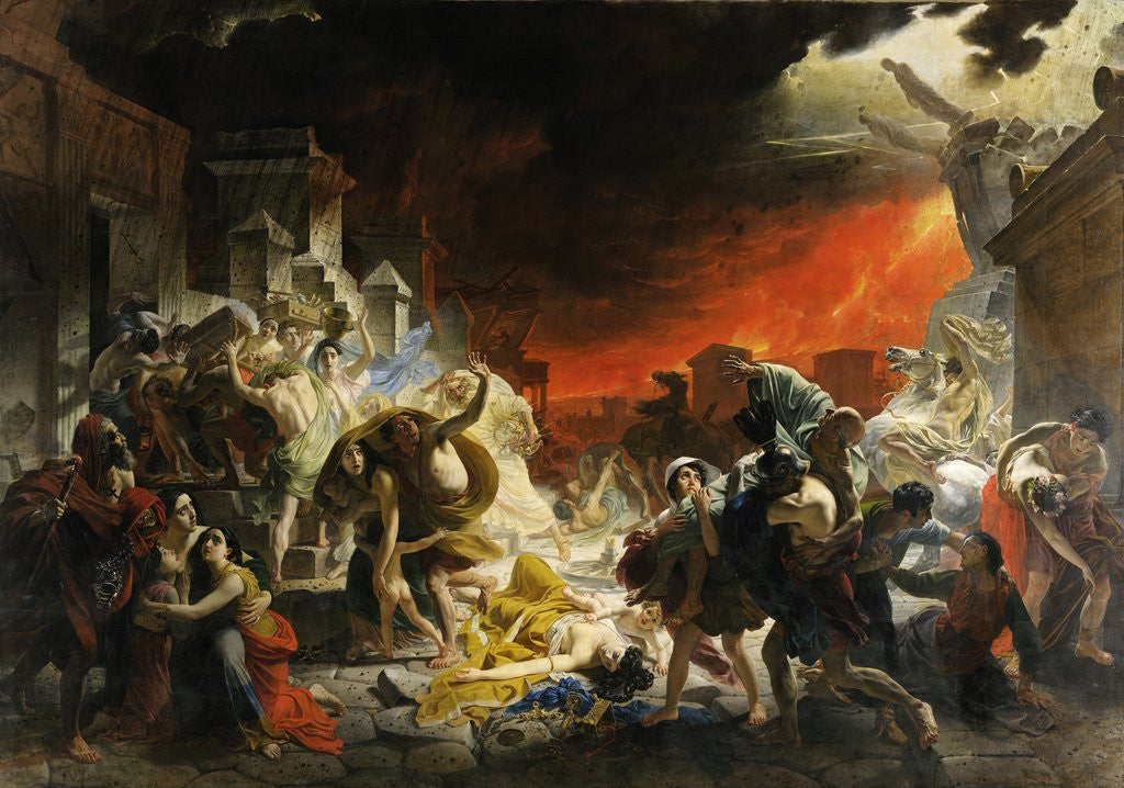 Detail of The Last Day of Pompeii by Karl Briullov