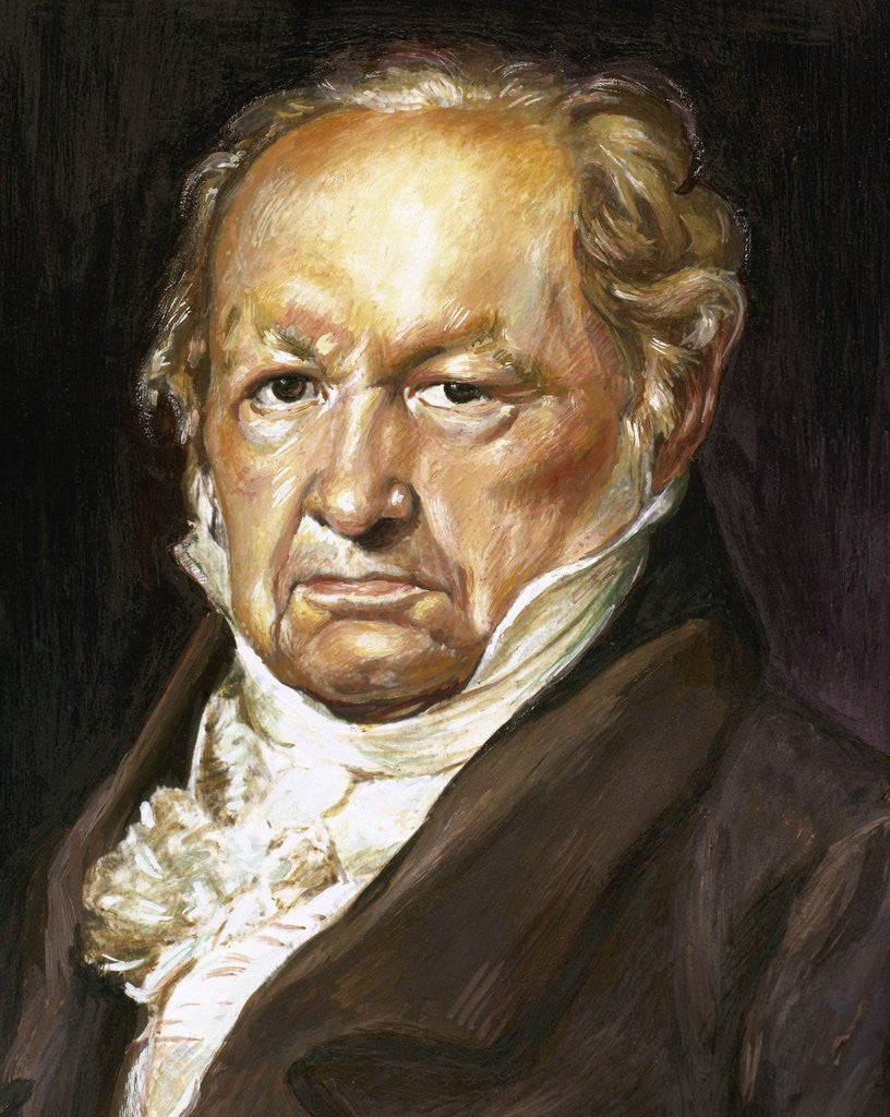 Detail of Francisco de Goya by Anonymous