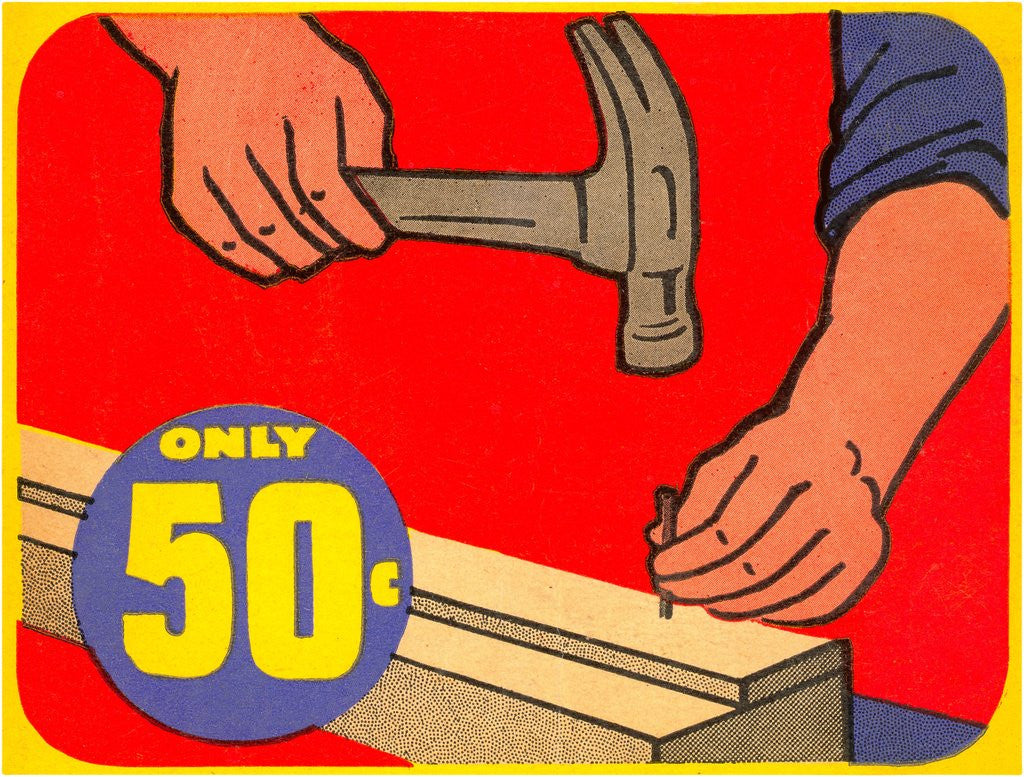 Detail of Hammer and Nail by Anonymous