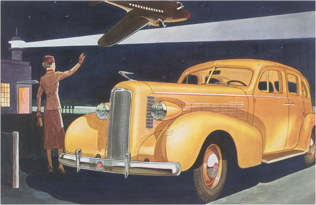 Detail of Automobile at the Airport by Anonymous