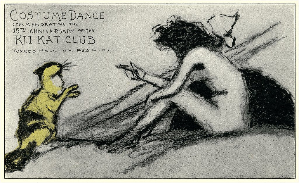 Detail of Costume Dance at Kit Kat Club Announcement by Anonymous
