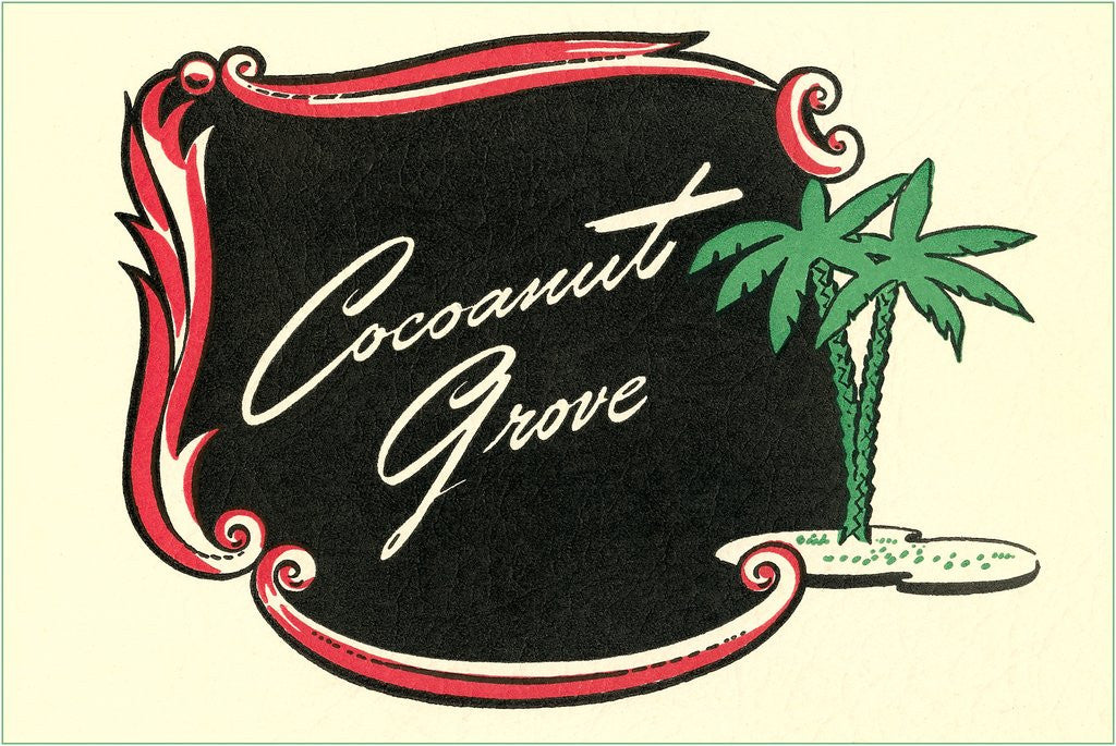 Detail of Cocoanut Grove Coaster by Anonymous