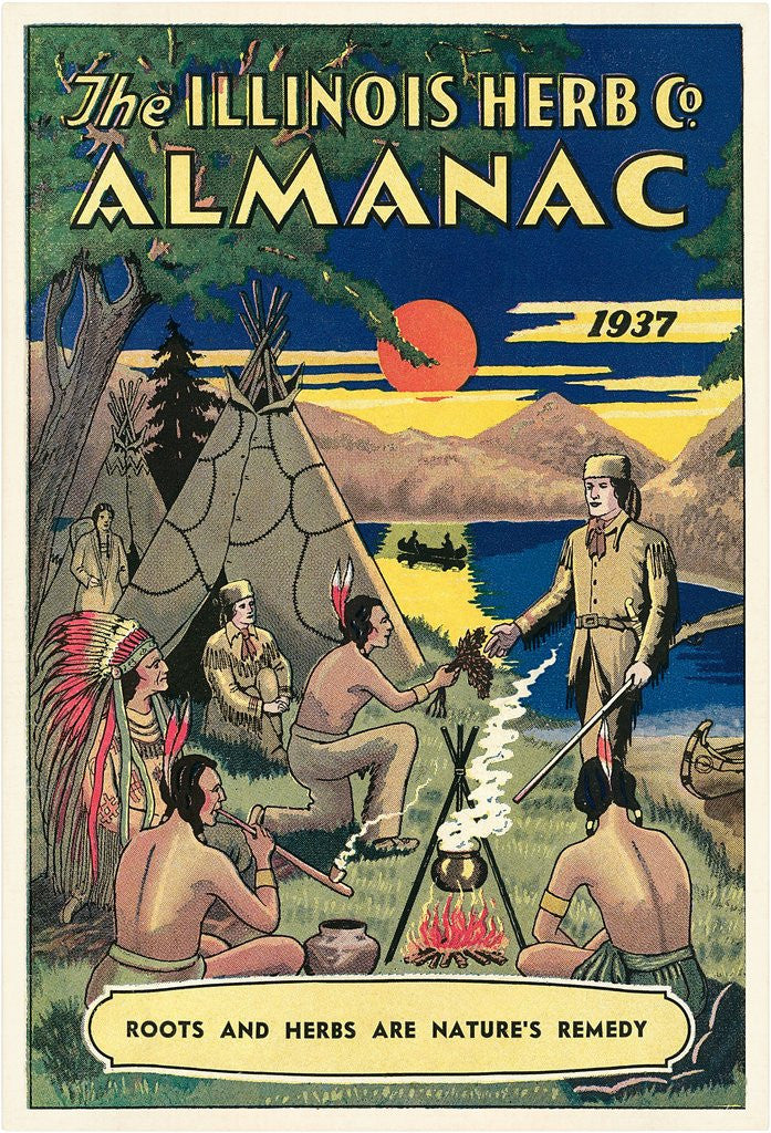 Detail of Illinois Herb Almanac by Anonymous