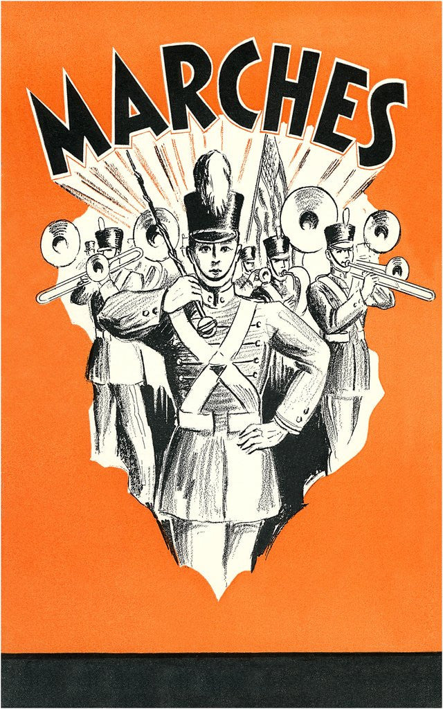 Detail of Marching Band by Anonymous