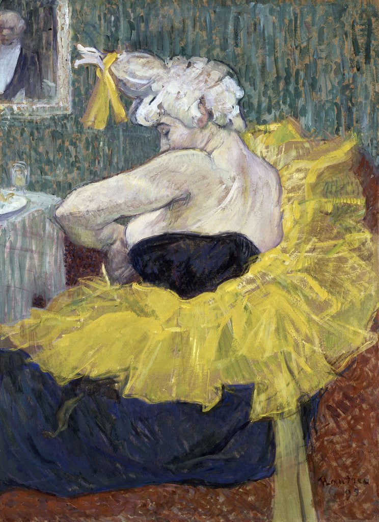 Detail of The Clown Cha-U-Kao by Henri de Toulouse-Lautrec