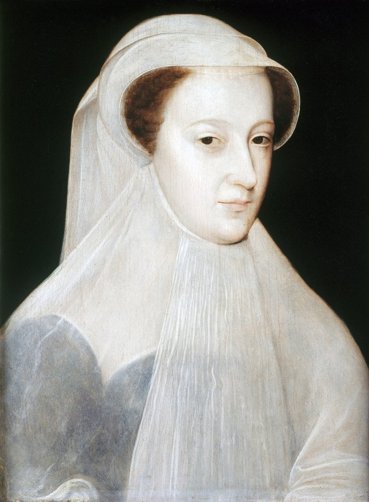 Detail of Portrait of Mary, Queen of Scots by Francois Clouet