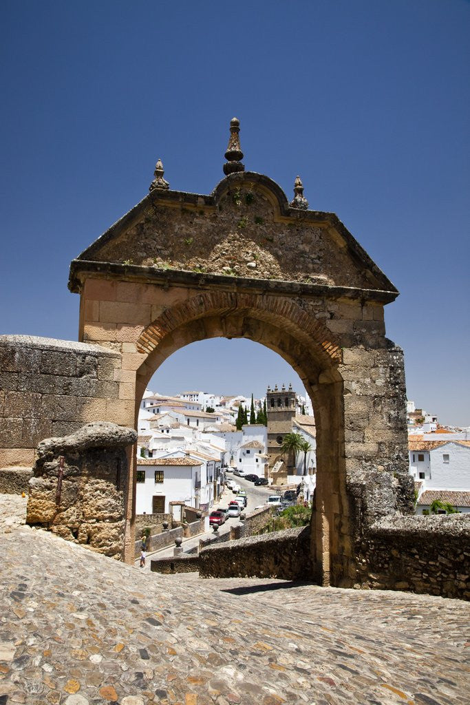 Detail of Puerta de la Exijara in Andalucia, Spain by Anonymous