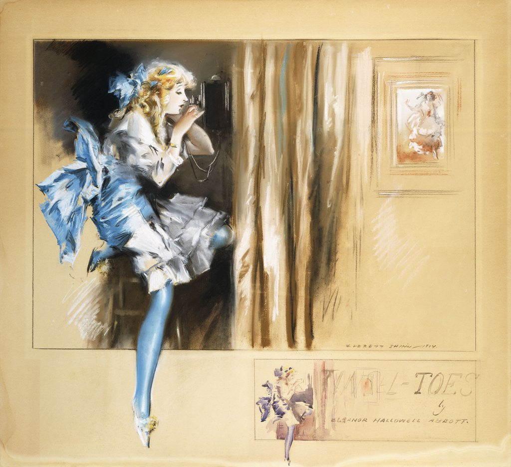 Detail of Tinsel Toes by Everett Shinn