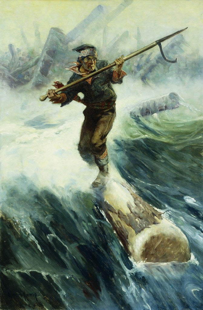 Detail of The Logger by Oliver Kemp