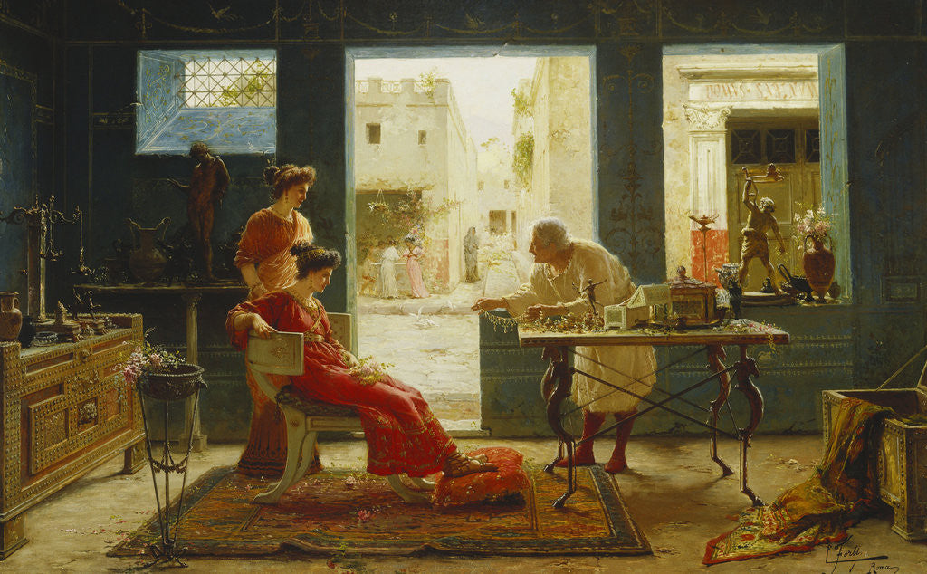 Detail of Pompeii Antiques by Ettore Forti