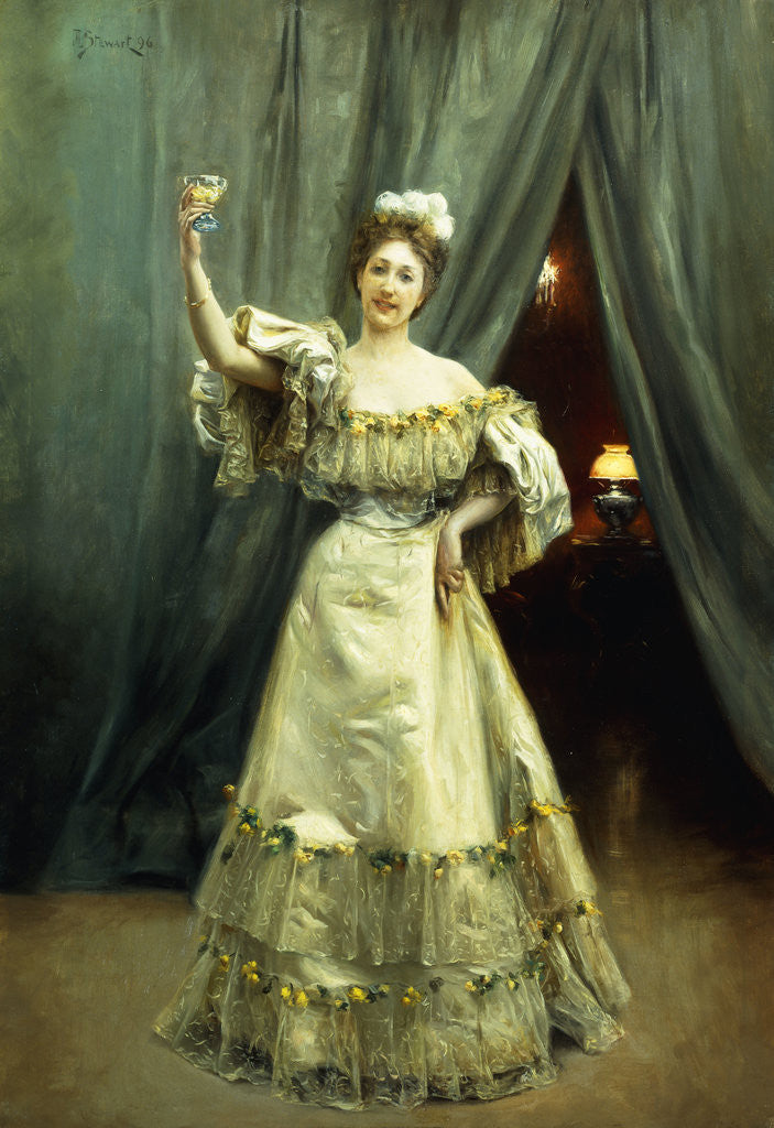 Detail of A Toast by Julius Leblanc Stewart