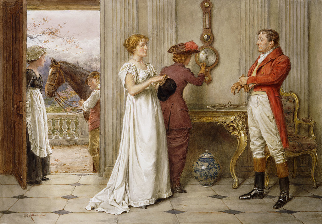 Detail of A Southerly Wind and a Cloudy Sky by George Goodwin Kilburne