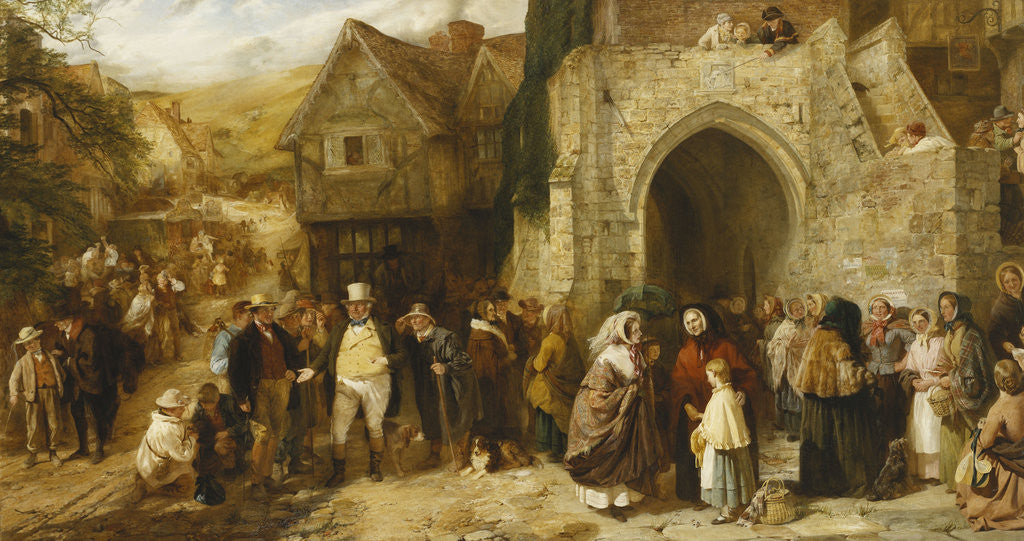Detail of The Statute Fair by George Bernard O'Neill