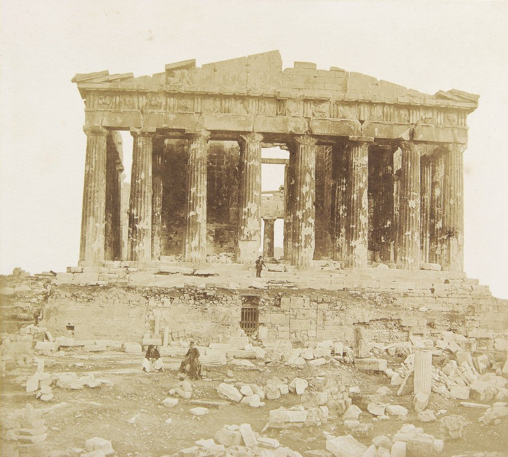 Detail of View of the Parthenon from the West by James Robertson