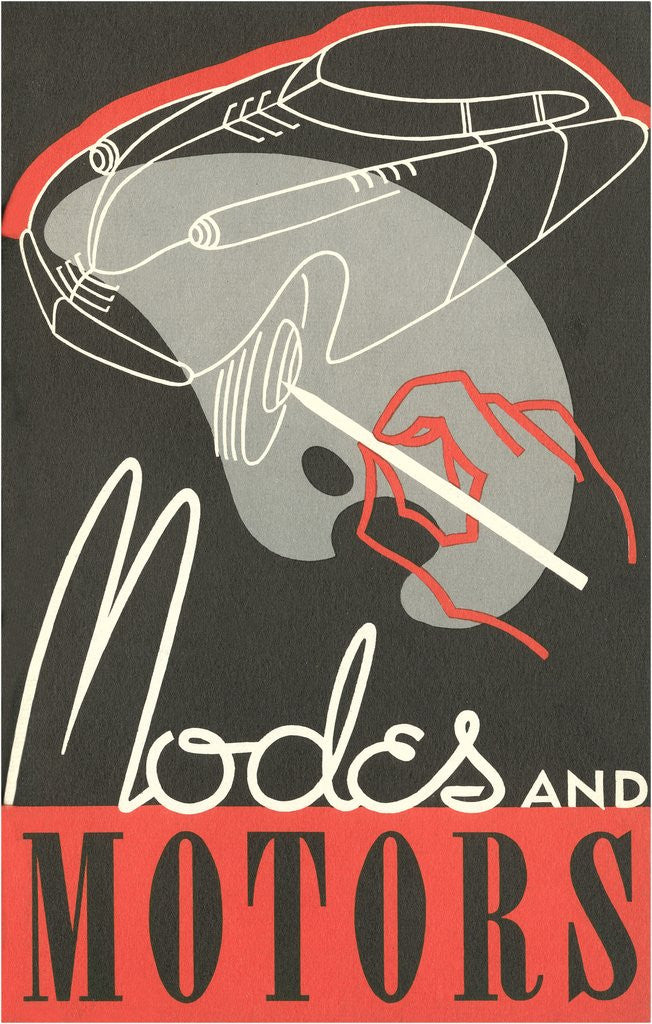 Detail of Modes and Motors Magazine Cover by Anonymous