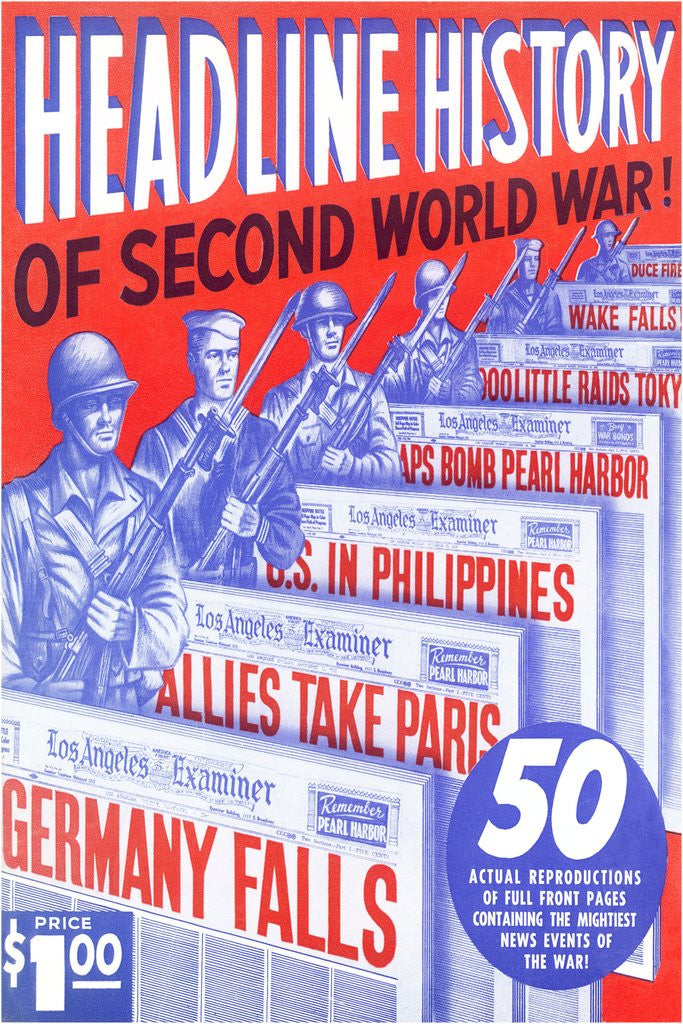 Detail of Headline History of World War II by Anonymous