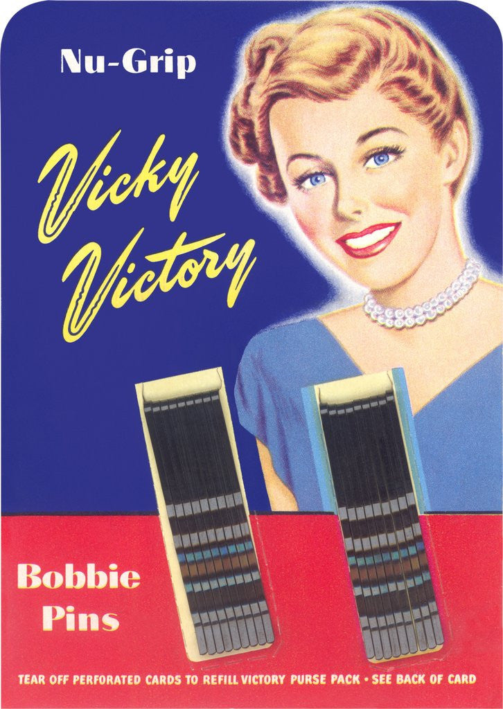 Detail of Nu-Grip Bobbie Pins by Anonymous