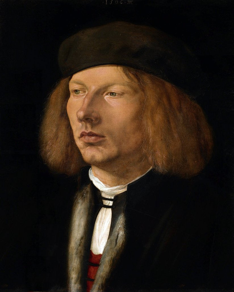 Detail of Burkhard von Speyer by Albrecht Dürer