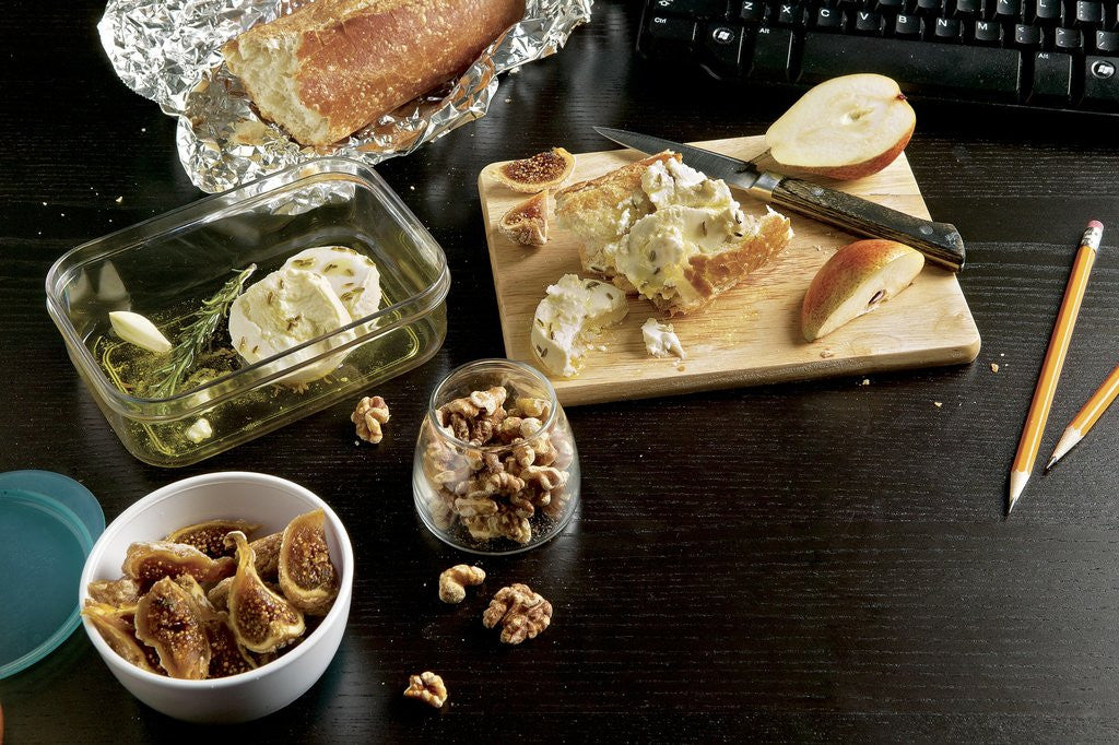 Detail of Bread with toppings by Anonymous