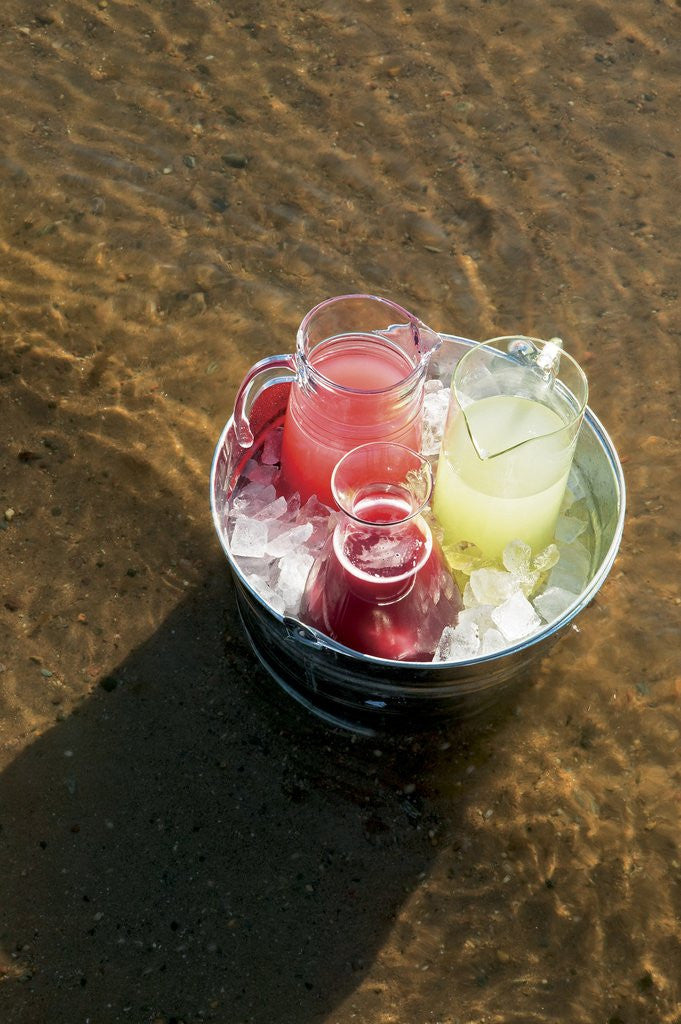 Detail of Drinks on the beach by Anonymous