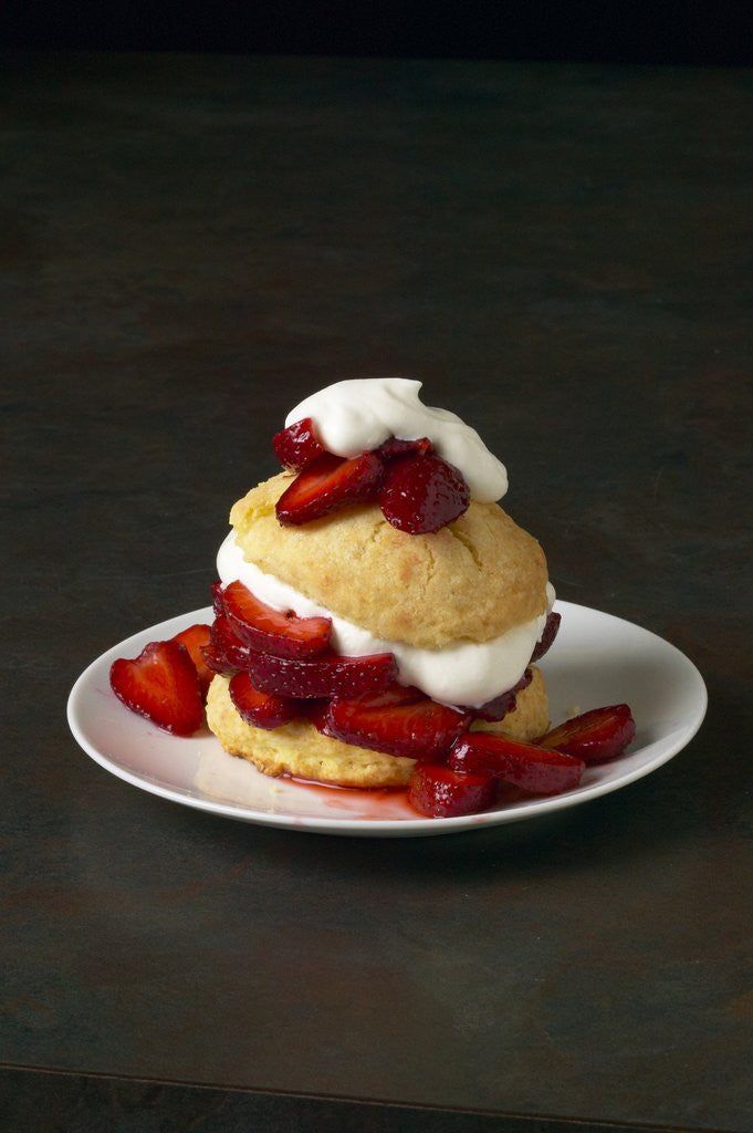 Detail of Stawberry shortcake by Anonymous