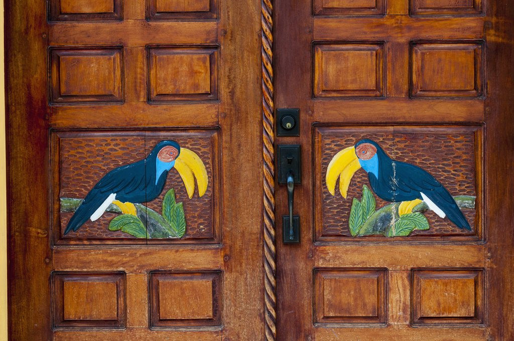 Detail of Door detail, Granada, Nicaragua by Anonymous