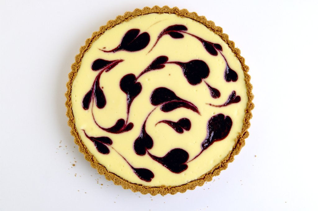 Detail of Chocolate-cherry cheesecake by Anonymous