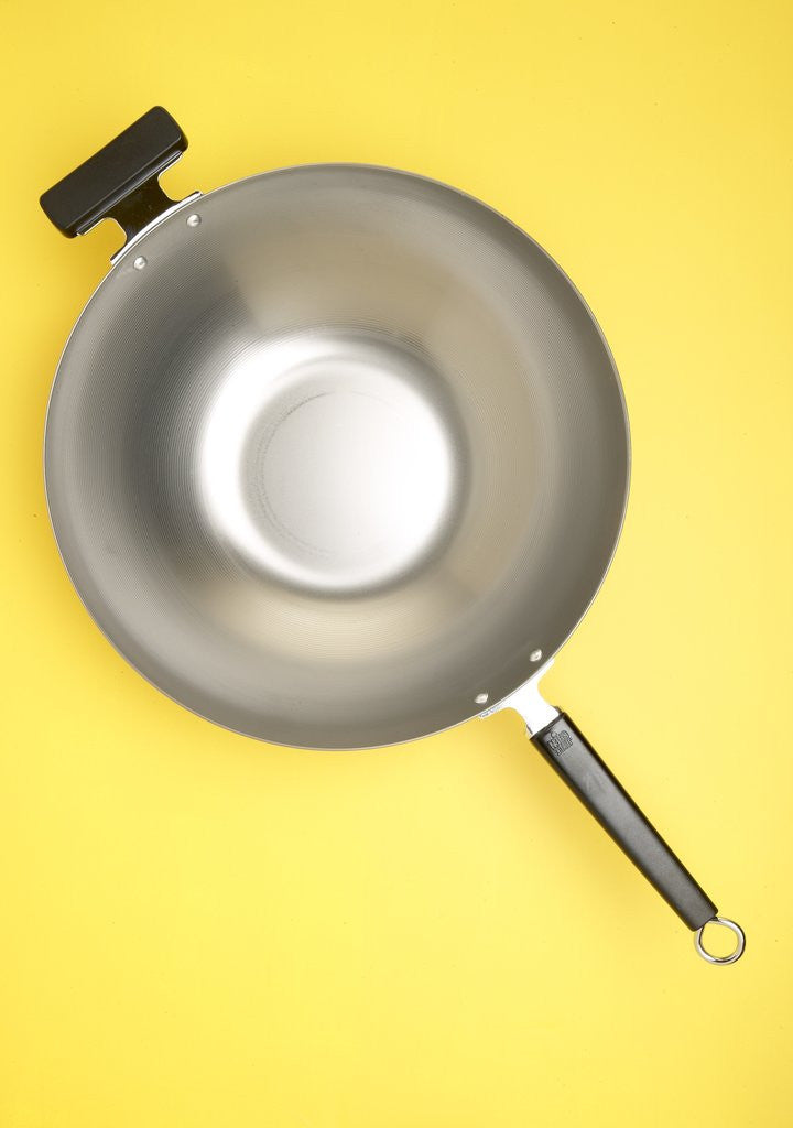 Detail of Carbon steel wok by Anonymous