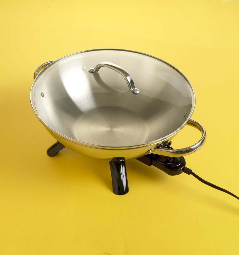 Detail of Electric wok by Corbis