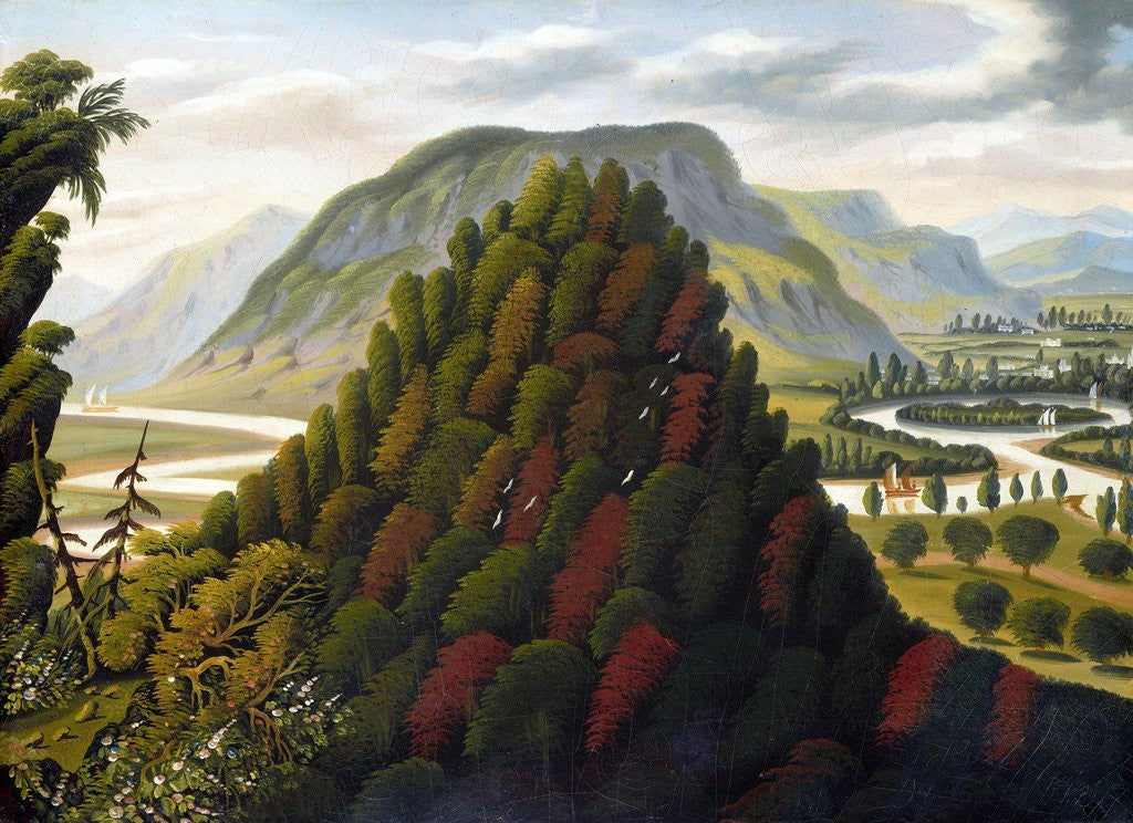 Detail of The Connecticut Valley by Thomas Chambers