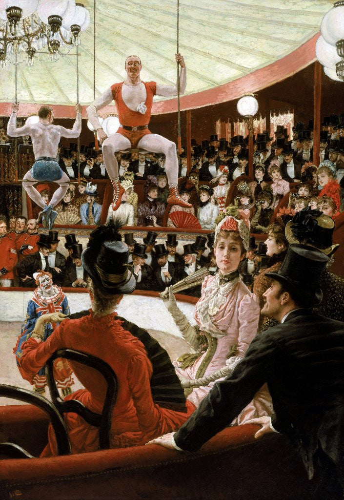 Detail of Women of Paris: The Circus Lover by James Jacques Joseph Tissot