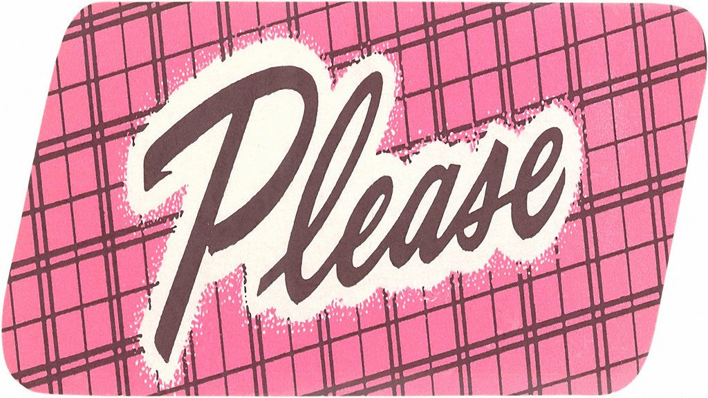 Detail of Please by Anonymous