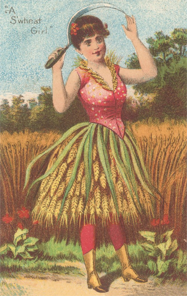 Detail of A S'wheat Girl by Anonymous