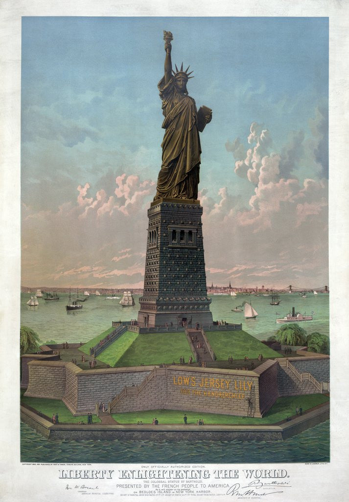 Detail of Liberty Enlightening the World by Anonymous