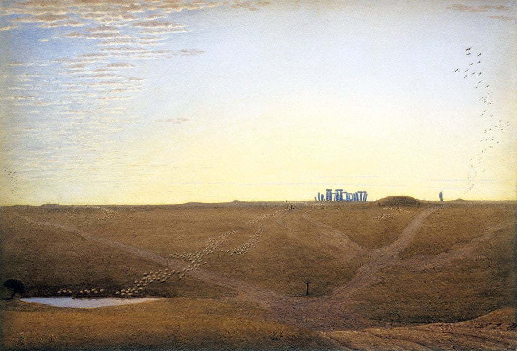 Detail of Stonehenge at Twilight by William Turner of Oxford