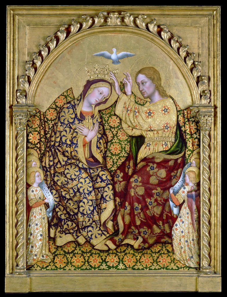 Detail of Coronation of the Virgin by Gentile da Fabriano