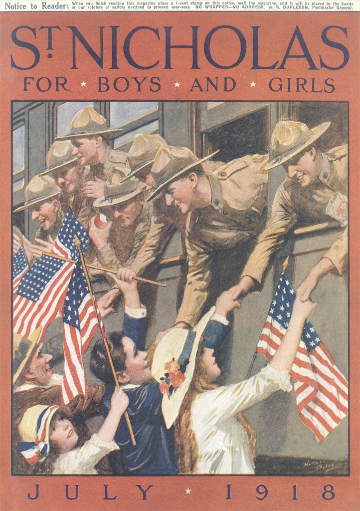 Detail of St. Nicholas Magazine Cover by Anonymous