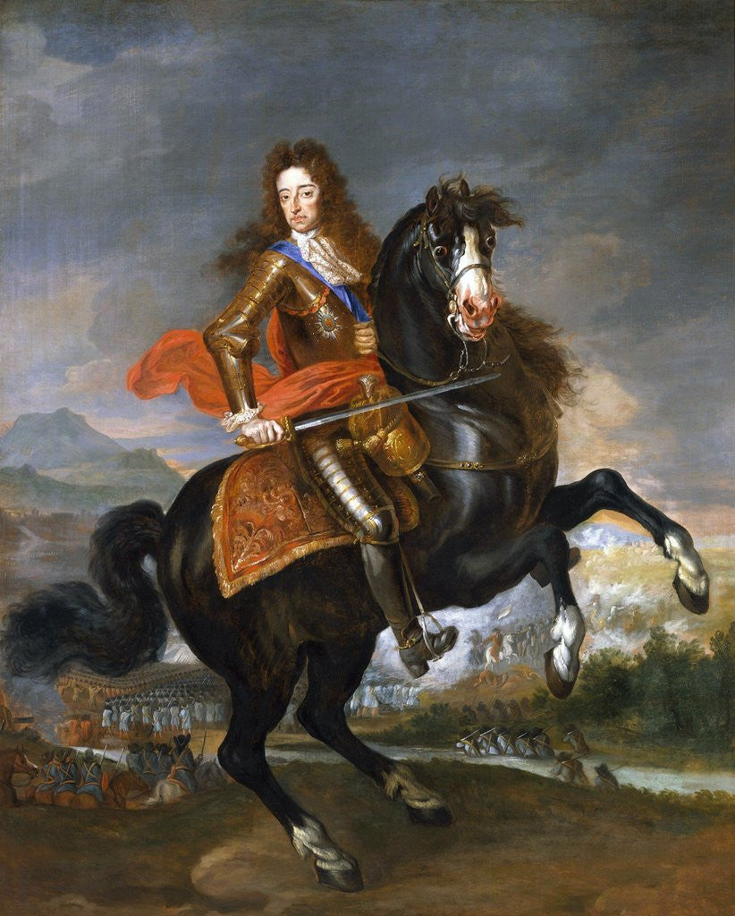 Detail of King William III by an unknown artist by Anonymous
