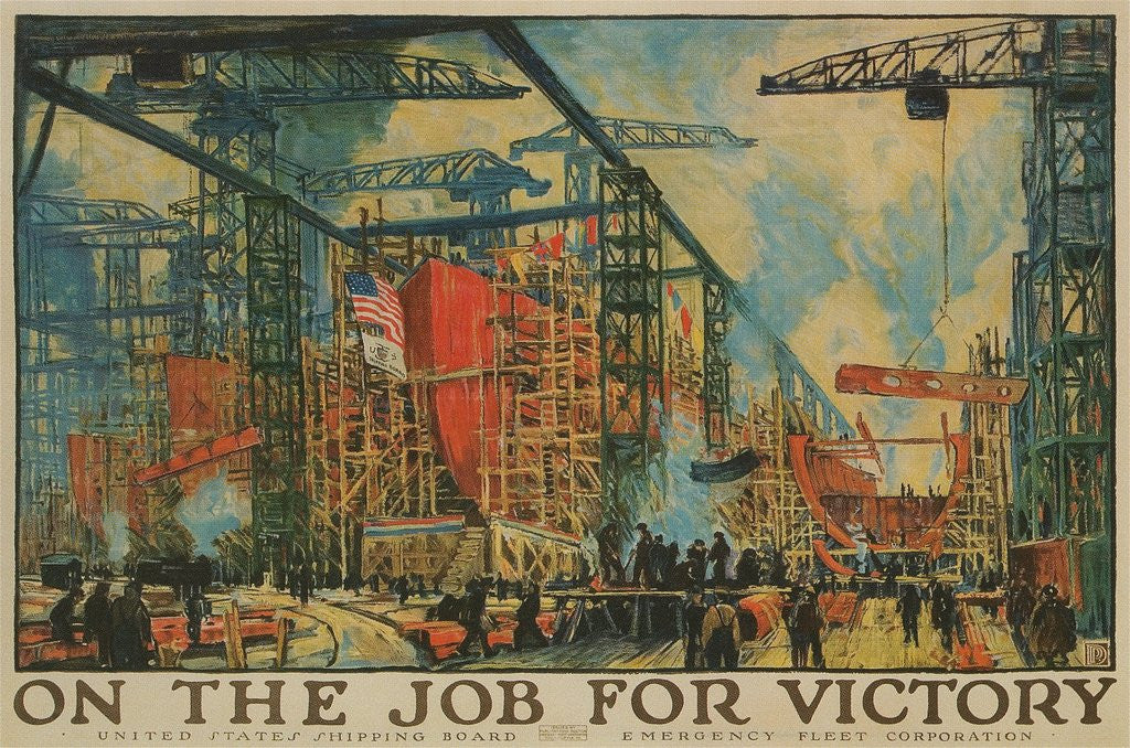 Detail of On the Job for Victory by Anonymous
