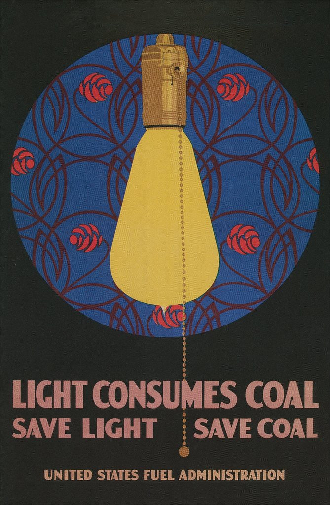 Detail of Light Consumes Coal by Anonymous
