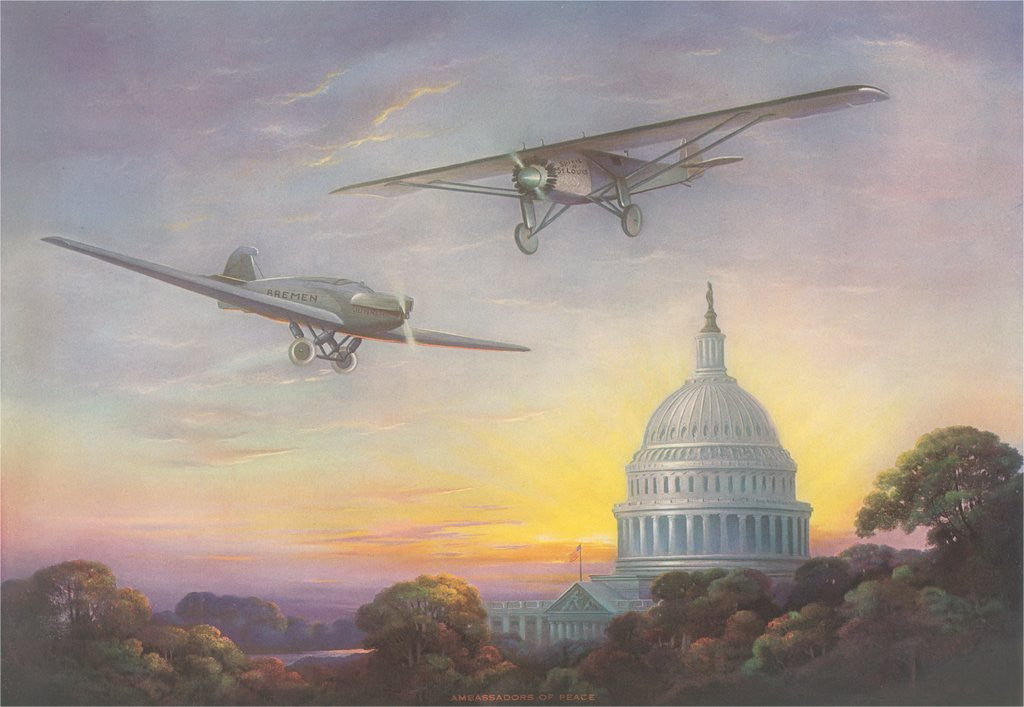 Detail of Airplanes by Capitol Building