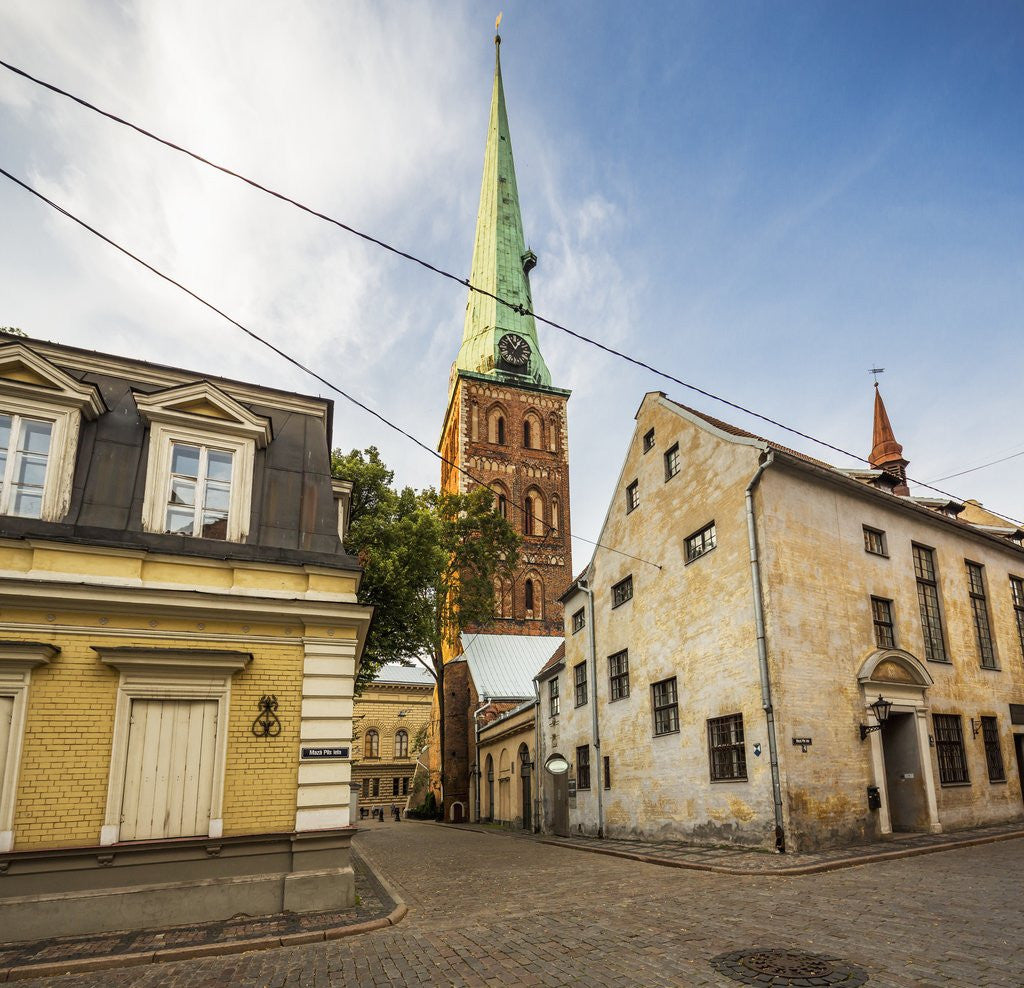 Detail of View near St. James (also known as St. Jacob) cathedral by Anonymous
