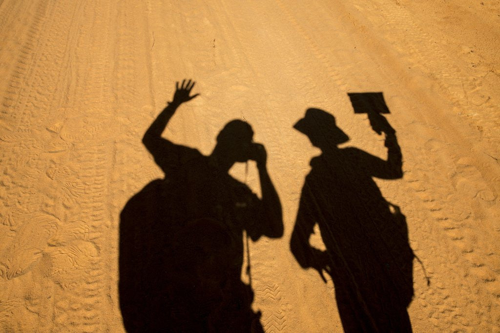 Detail of Photographers' Shadows, Morodova, Madagascar by Anonymous