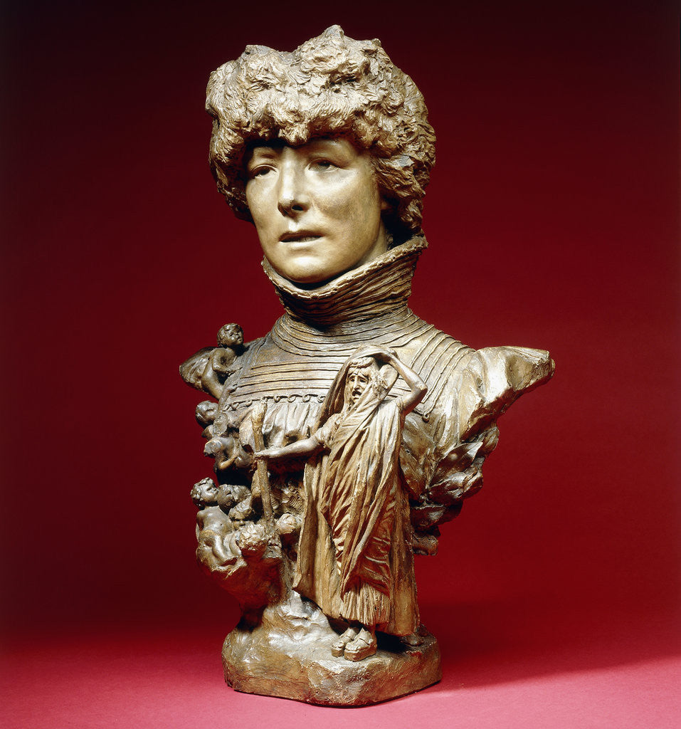 Detail of Sarah Bernhardt by Jean Leon Gerome