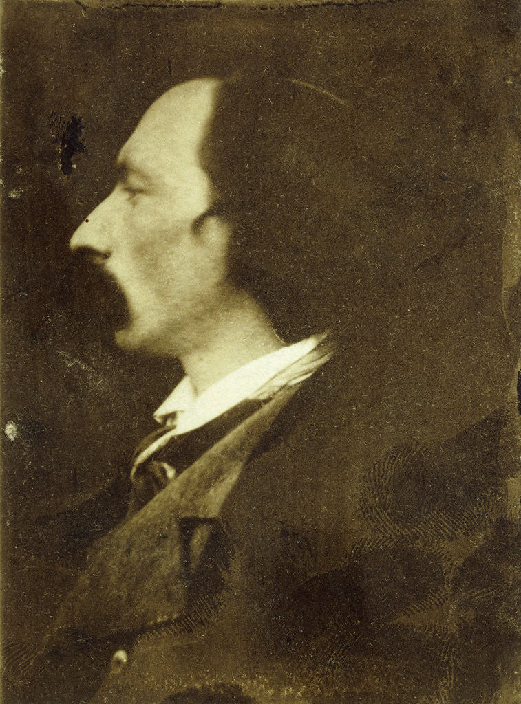 Detail of Portrait of Auguste Vacquerie by Anonymous