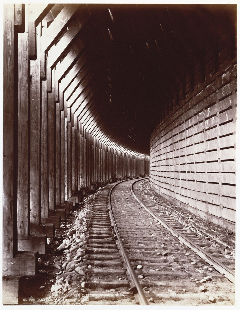 Detail of Canadian Pacific Railway by William Notman and Son by Corbis